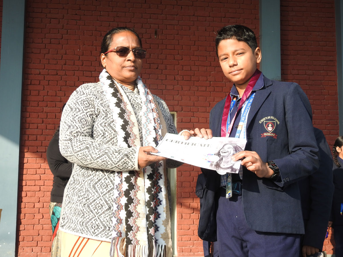 Drawing Competition Prize Distribution