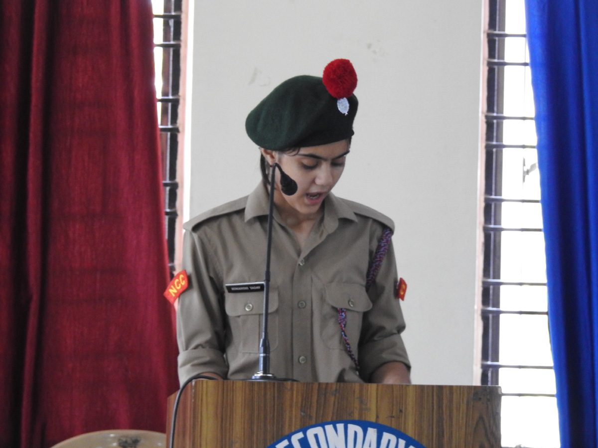 24 U.K. Girls BN NCC Commanding Officer Visit