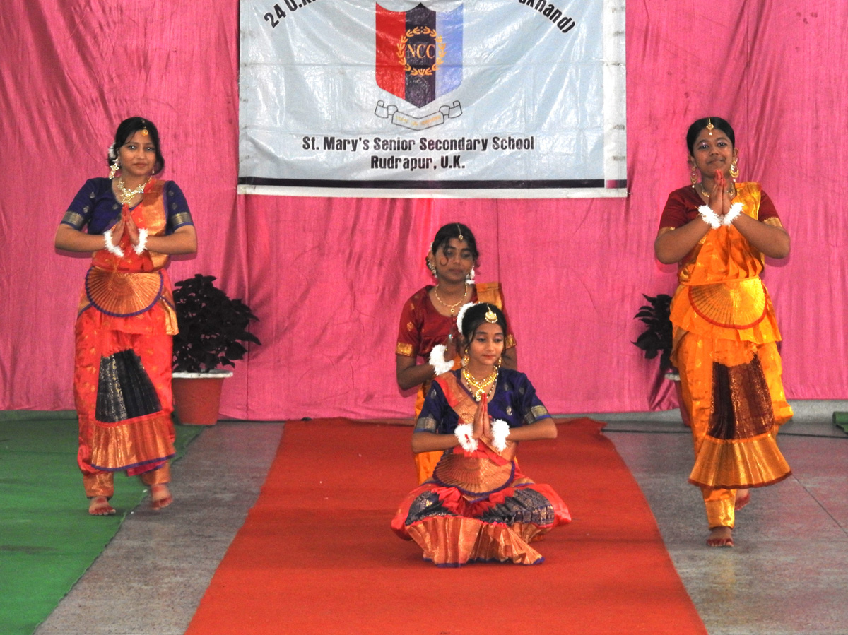 24 U.K. Girls BN NCC Commanding Officer Visit