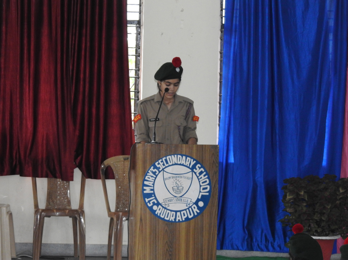 24 U.K. Girls BN NCC Commanding Officer Visit