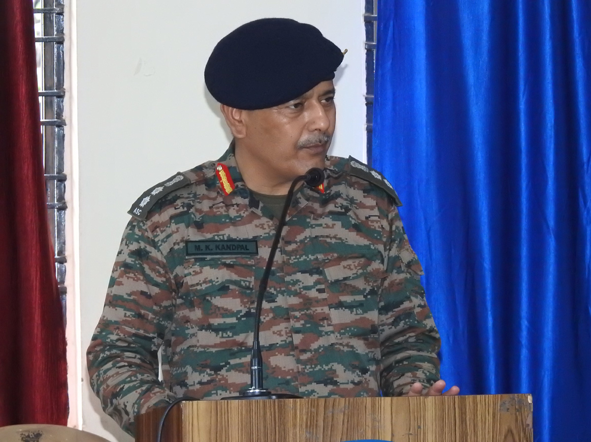 24 U.K. Girls BN NCC Commanding Officer Visit